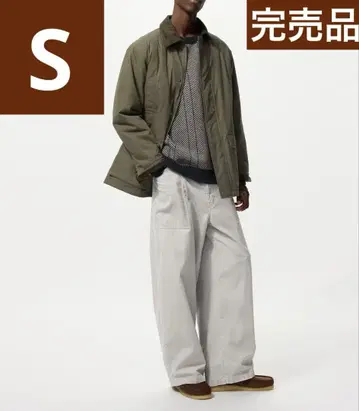 유니클로 x JW ANDERSON 코듀로이 워크 팬츠 그레이 S