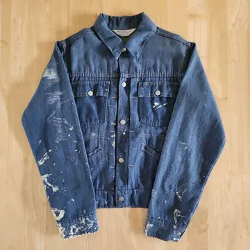 [ J.C.PENNEY ] TOWN CRAFT 페인트 데님 자켓