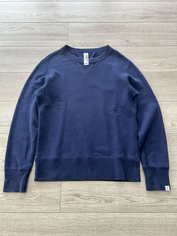 LOOPWHEELER x BEAMS plus 별주 맨투맨 S 네이비