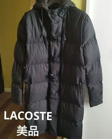 LACOSTE 블랙 다운 자켓