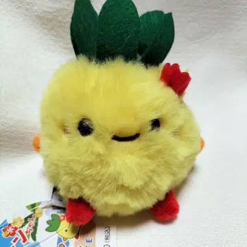 오키나와 파인애플 캐릭터 봉제 인형 파인쨩 힐링 캐릭터 마스코트
