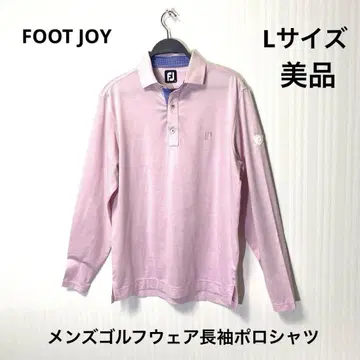 FOOT JOY 풋조이 남성용 골프웨어 긴팔 셔츠 L 로고 자수