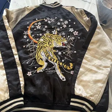 호랑이 자수 새틴 자켓 LL