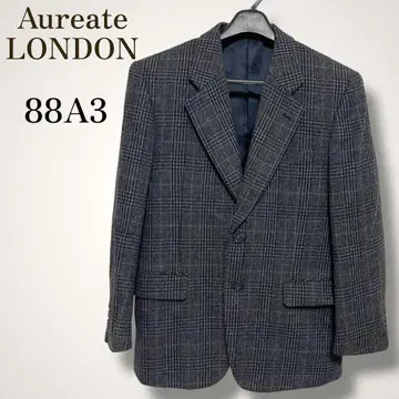 새상품급 Aureate LONDON 렌 체크 무늬 테일러드 자켓
