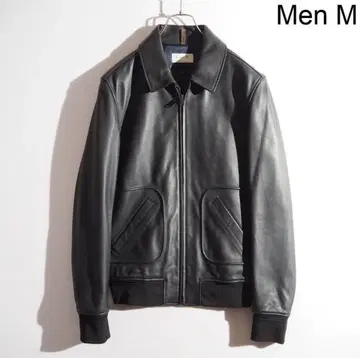 Louis W.A.P.C. 충전솜 집업 가죽 재킷