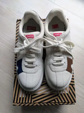 CAMPER TWINS 캠퍼 트윈즈 가죽 스니커즈 22.5cm