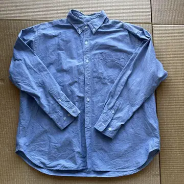 BEAMS BOY 블루 버튼다운 셔츠