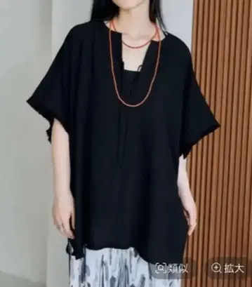 렙심 카프탄 판초 블라우스