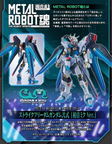 METAL ROBOT혼 스트라이크 프리덤 건담 이식 하츠네 미쿠 Ver.