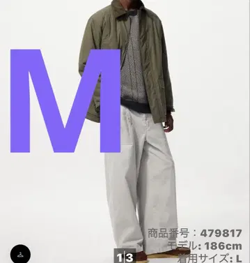 2025AW UNIQLO JWA 코듀로이 워크 팬츠 그레이 M 사이즈