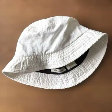 VAINL ARCHIVE 린넨 버킷 햇 화이트