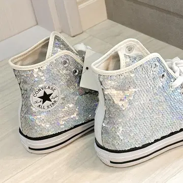새상품 CONVERSE ALL STAR 스팽글 하이컷 스니커즈