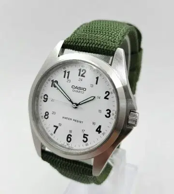 CASIO 카시오 MTP-1139 블랙 다이얼 밀리터리 워치