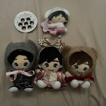 나니와단시 미치에다 슌스케 꼬마 인형 4체 세트