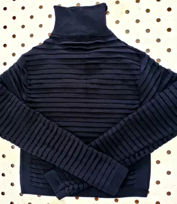 ZARA 플리츠 터틀넥 & 롱 스커트