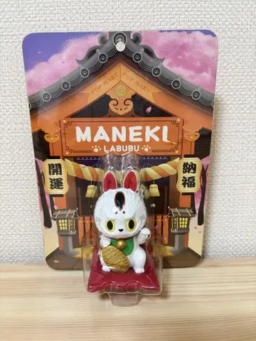 POP MART MANEKI LABUBU 마네키네코 피규어