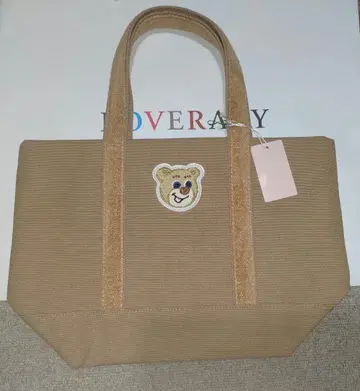 러브러리 바이 페이 올드 테디 와펜 토트백 스몰 베이지
