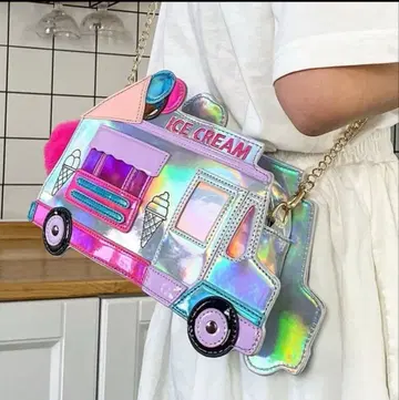 새상품 엄청 귀여운 아이스크림 트럭 숄더백