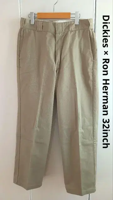 디키즈 론 허먼 콜라보 베이지 치노 팬츠 32인치