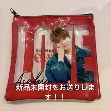 TREASURE LOVE PULSE JAPAN 클리어 파우치 아사히