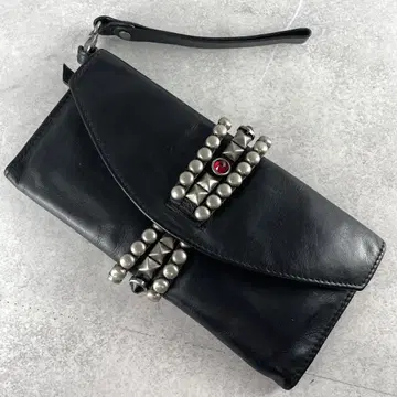 컨디션 최상 HTC 트래커 지갑 큐빅 캐주얼 블랙 가죽