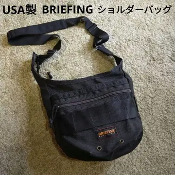 USA 브리핑 숄더백 블랙