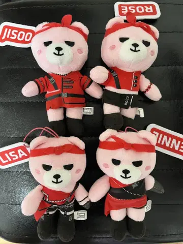 BLACK PINK 봉제 인형 4체 세트