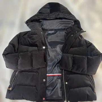 TOMMY HILFIGER 블랙 다운 자켓 S