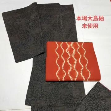 본고장 오시마 명주 국화 모티브