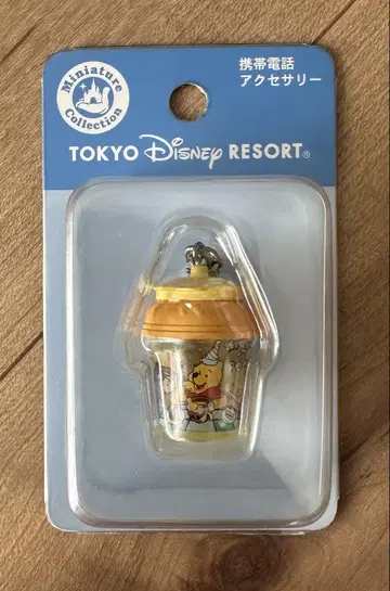디즈니 리조트 곰돌이 푸 핸드폰 액세서리 팝콘 미니어처