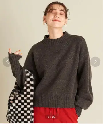 BEAUTY&YOUTH UNITED ARROWS 니트 다크 브라운