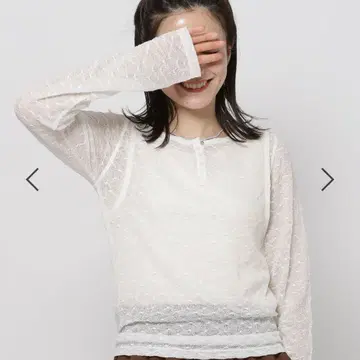 니코앤드 페이크 레이어 레이스 풀오버