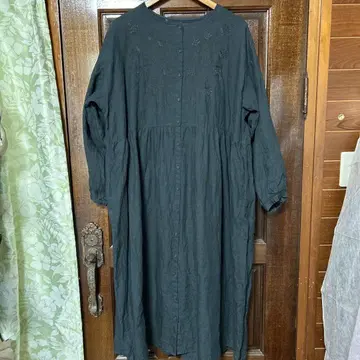 sm2 35주년 slowlinen 자수 원피스
