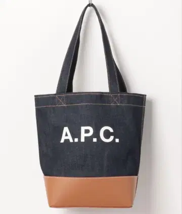 A.P.C. 데님 토트백 Axel 스몰 토트백