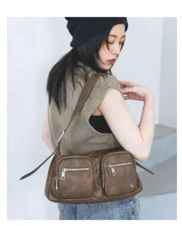 [JEANASIS] W 포켓 숄더 BAG