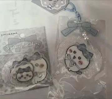 Go!HARAJUKU 아크릴 키링 스티커 3개 세트 하치와레