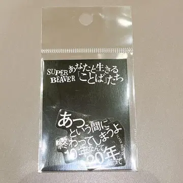 슈퍼 비버 당신과 살아가는 말들 스티커 섬광