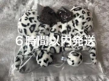 디즈니 미니 팬 캡 레오파드 무늬 화이트 택 포함 미사용 새상품