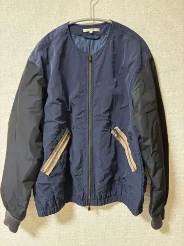 CARVEN 네이비 나일론 블루종