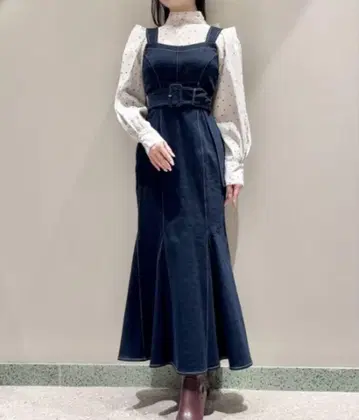 스나이델 데님 원피스