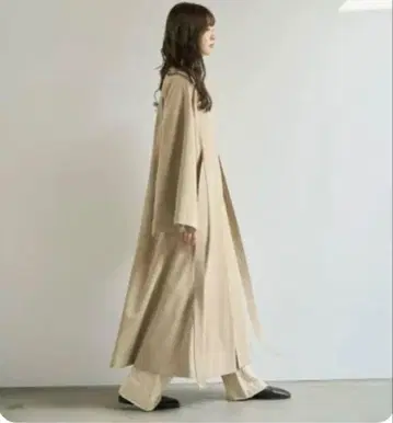 [ eaphi ] 슬릿 소매 코트 원피스