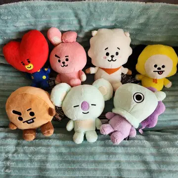 BT21 봉제 인형 7체 세트