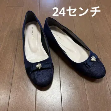젤리빈스 레이스 투 발레 펌프스 네이비 24cm