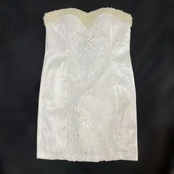 Jewels 비즈 장식 타이트 미니 드레스