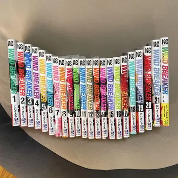 윈드 브레이커 1~21권, 플러스 공식 캐릭터 BOOK 포함.