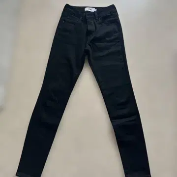 AZUL by MOUSSY 블랙 스키니 데님 XXS