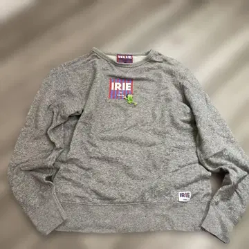 IRIE 그레이 맨투맨 트레이닝복