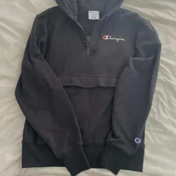 Champion Reverse Weave 블랙 후드티 M