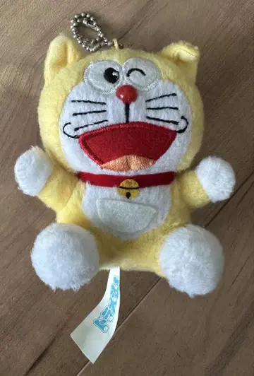 레트로 도라에몽 봉제 인형 키링 새상품급