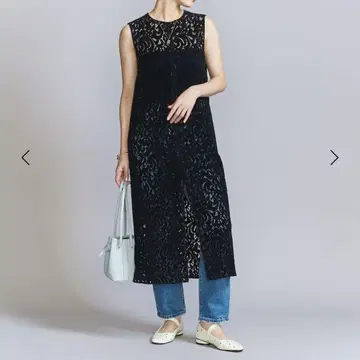 B&Y 플로키 레이스 레이어드 원피스